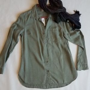 Old Navy Relaxed Tencel Utility Shirt